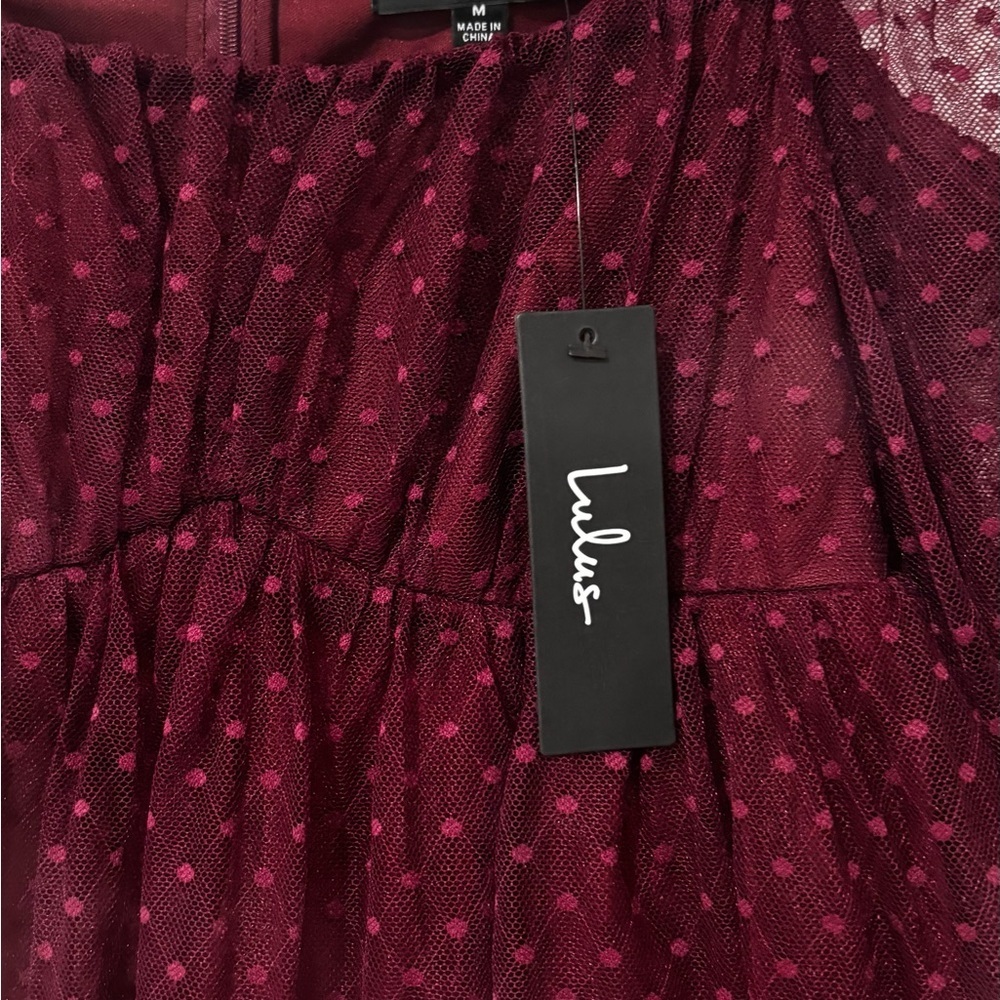 Lulu's Deep Red Mini Dress - Picture 12 of 12